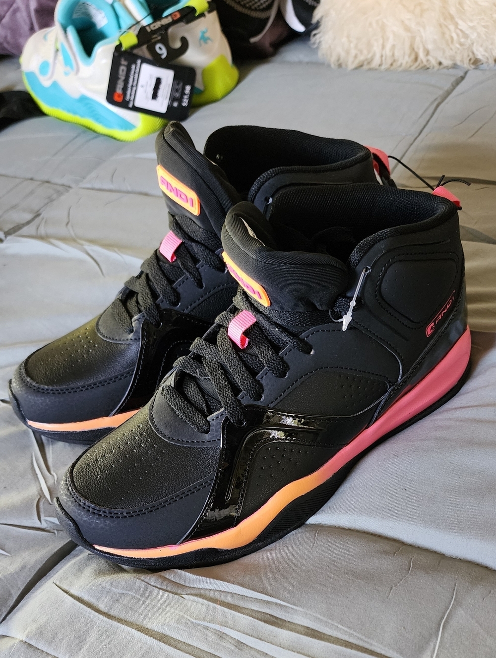 NWT AND1 Tropical Colors High-top Basketball Sneaker